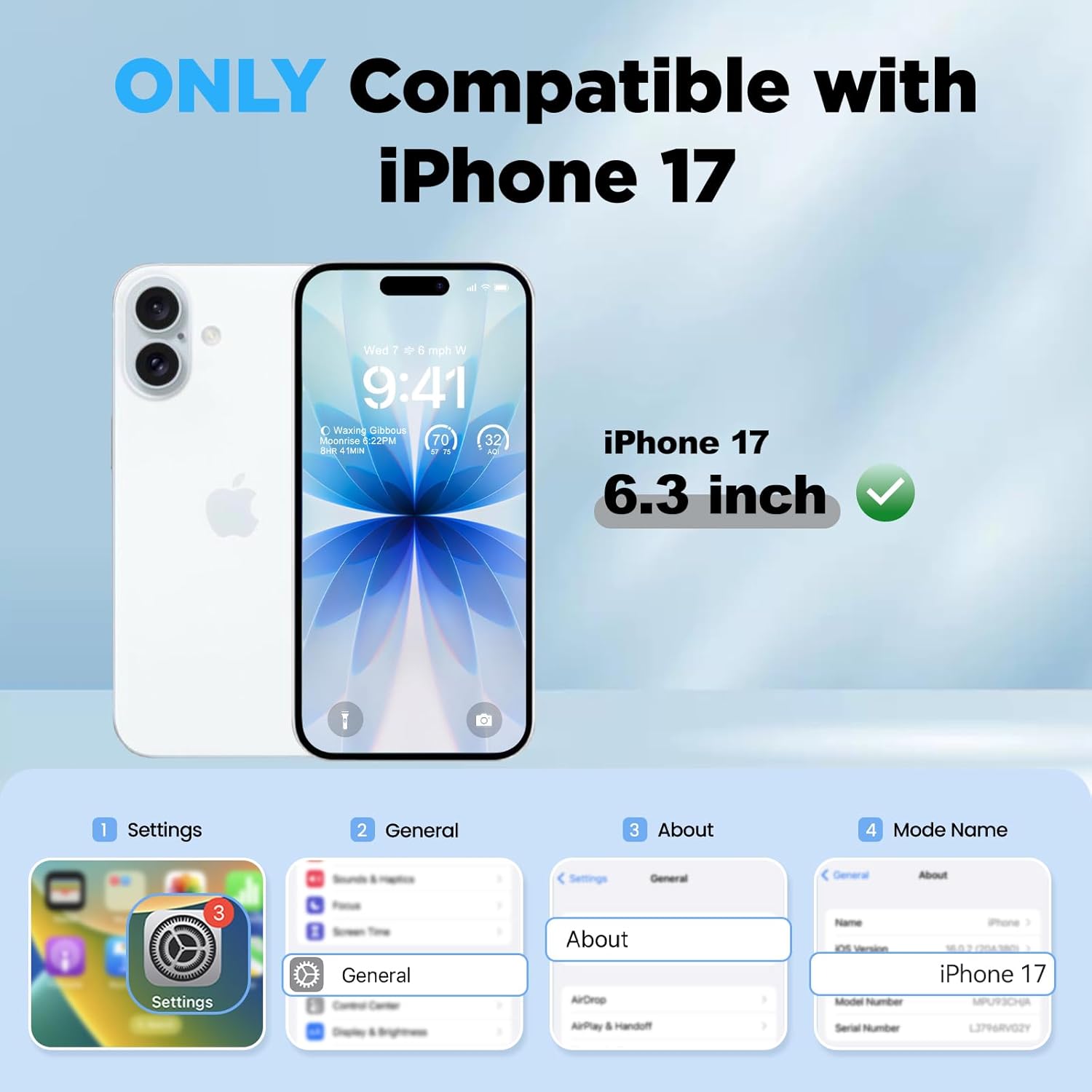 Beasyjoy for iPhone 17 Case Waterproof, Heavy Duty Metal Full Body Protection, Built-in Screen Protector, Military Grade Shockproof Dustproof Rugged Cover for iPhone 17 6.3 inch, Red