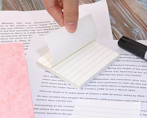 Miniatura 2 de Mini Skater Notas súper adhesivas multiusos de 3 x 3 pulgadas, bloc de notas rápidas cuadradas a granel fáciles de quitar para dejar recordatorios