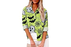 Bloody Good Halloween Button Up: Your Hauntingly Chic Style Statement