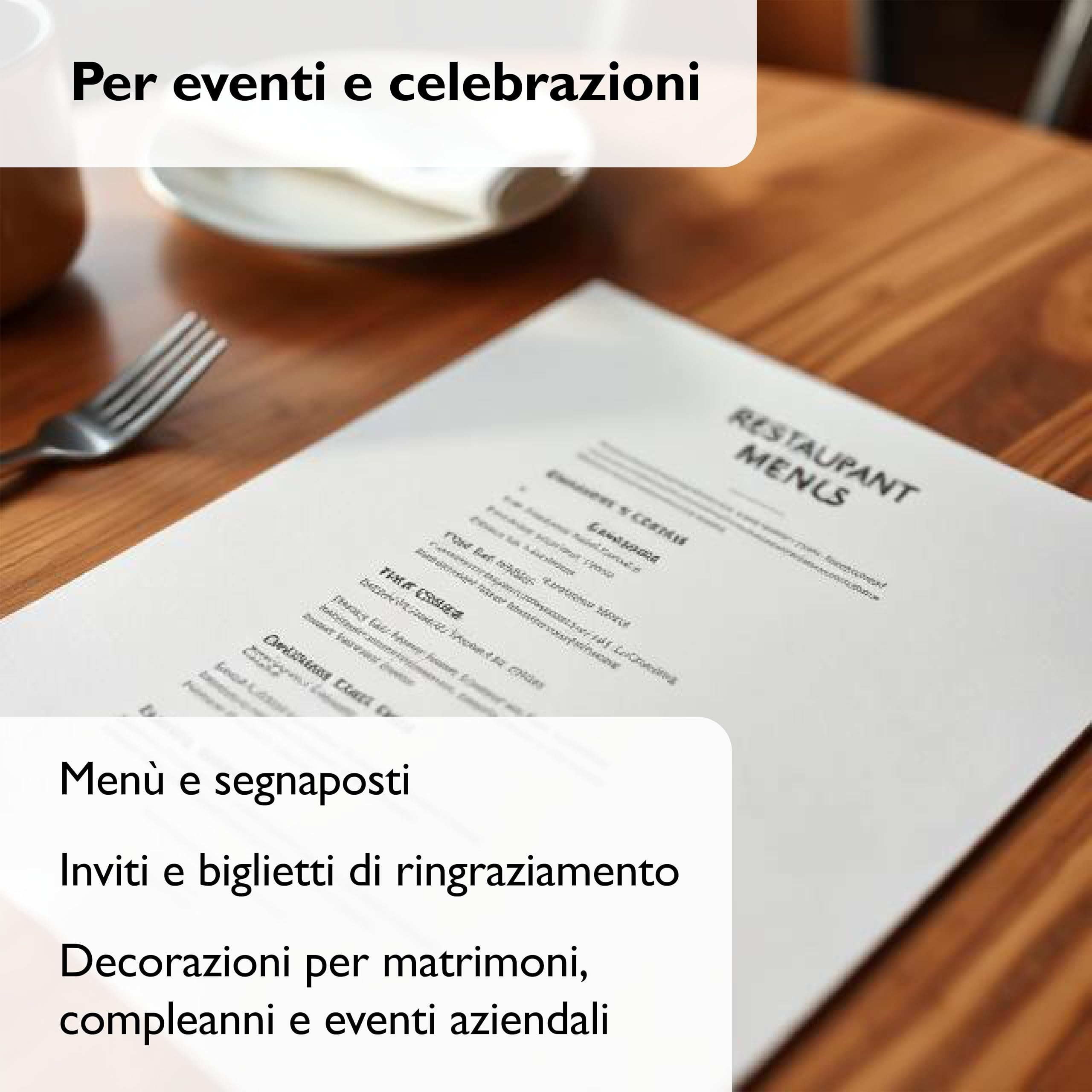 Carta A4 300g/mq Bianco 50 fogli 21x29,7 cm per Stampe Professionali