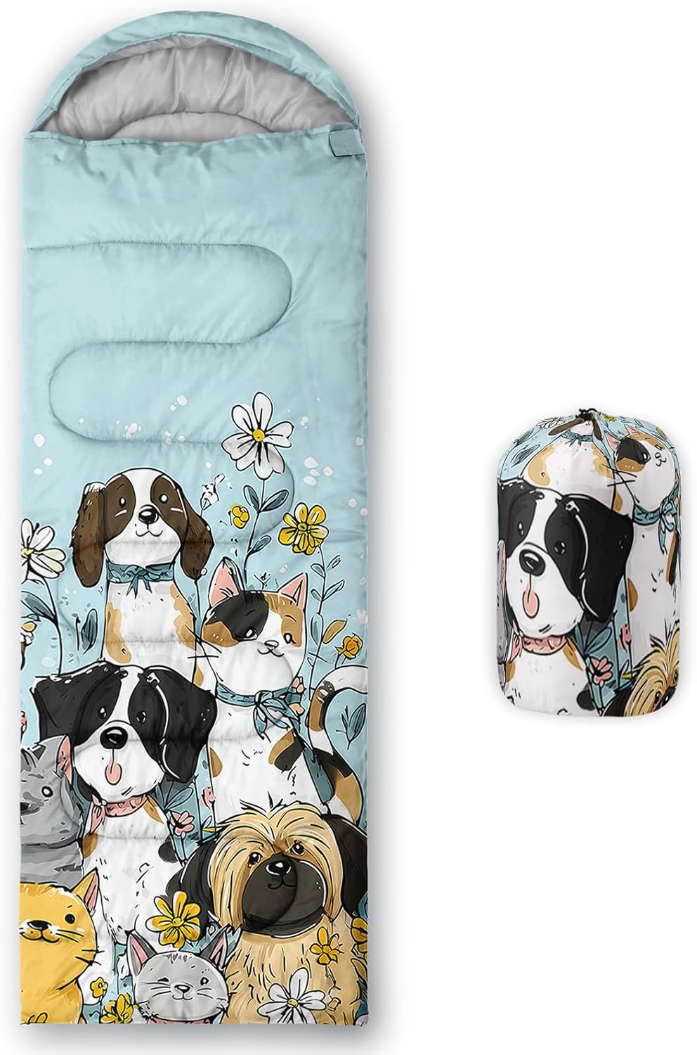 AILONEN Gothic Moth Mushroom Sleeping Bag Adults Teens Dark Forest Botanical Night Adventure Portable Lightweight Bedding Outdoor Hiking Backpacking Gear