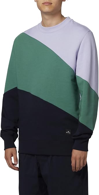 Paul Smith Mens Ps Color Block Sweatshirt