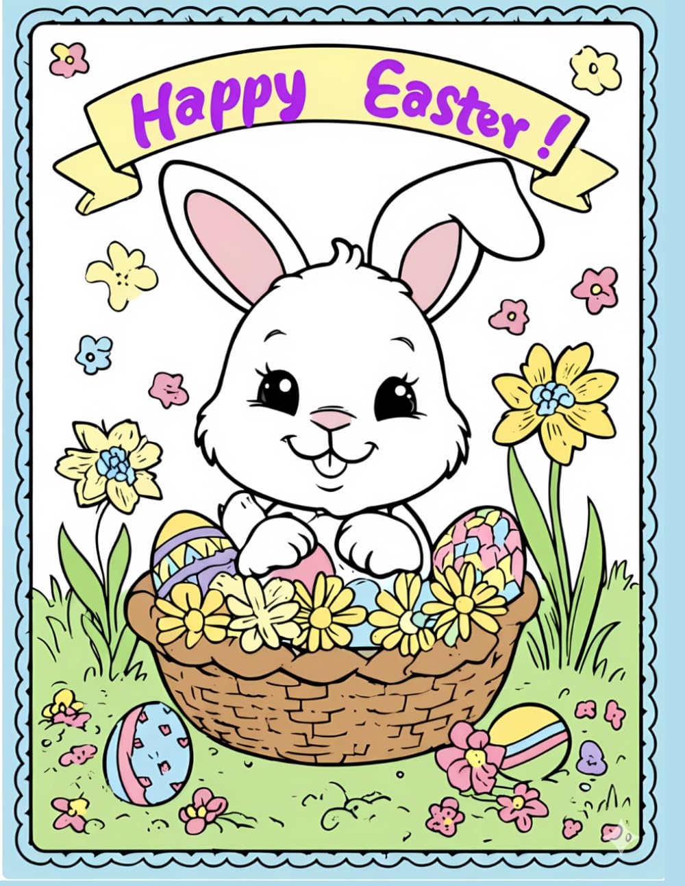 Easter Coloring & Activity Book: Fun Easter Coloring Pages, Tracing, Dot-to-Dot, and Mazes for Kids