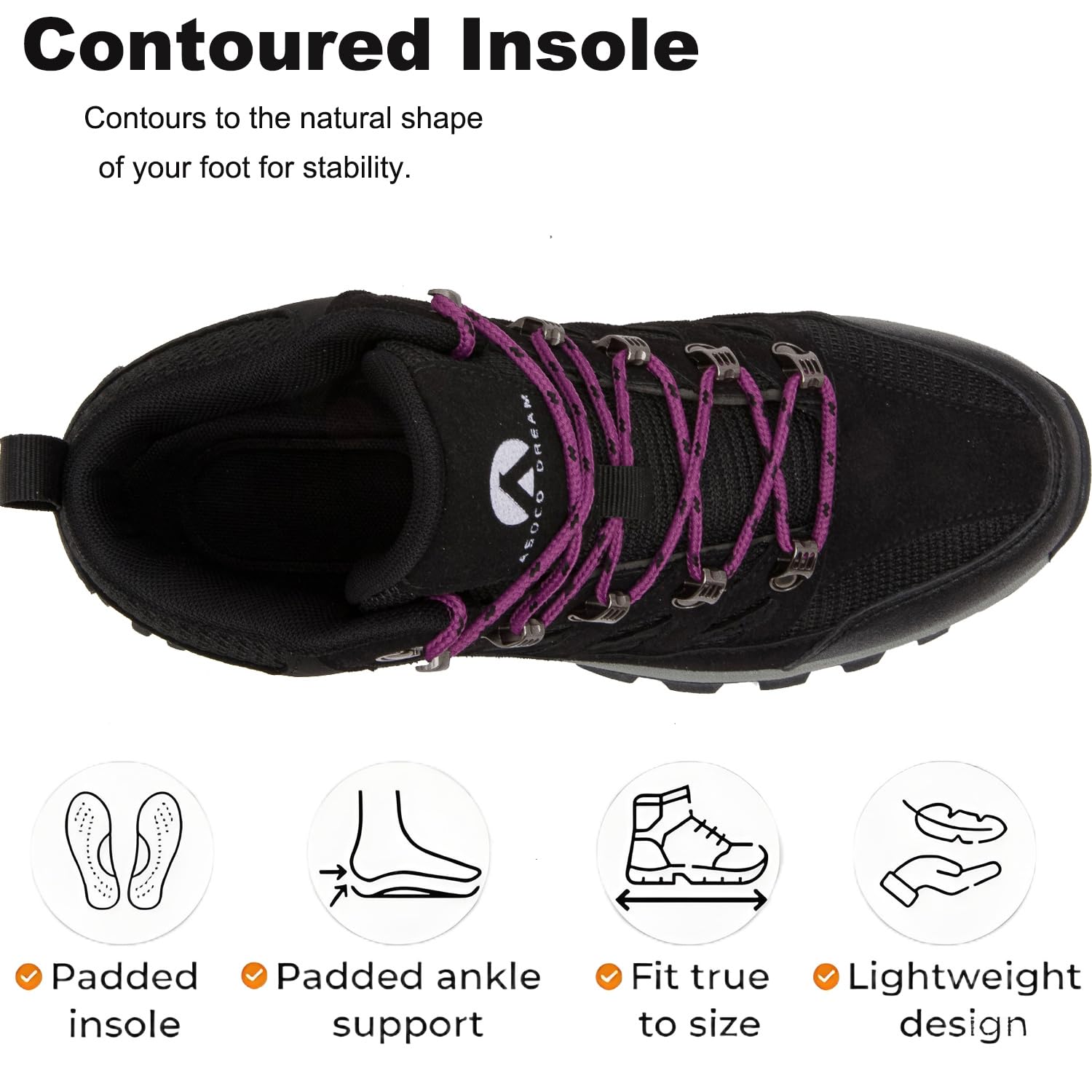 Scarpe da Trekking Uomo Donna Montagna Antiscivolo Scarpe Escursionismo Ammortizzate Traspiranti Passeggiate Sportive All'aperto Scarpe da Escursionismo