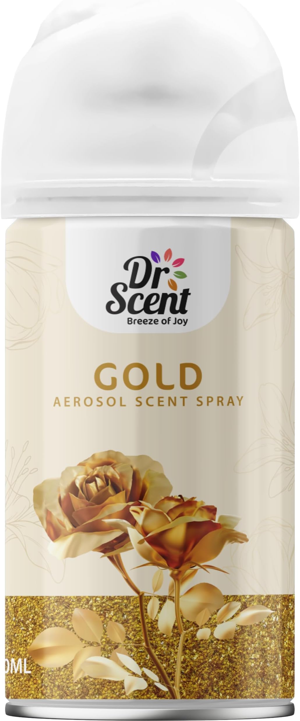 Dr Scent Breeze of Joy Air Freshener Gold Aerosol Spray (300ml)