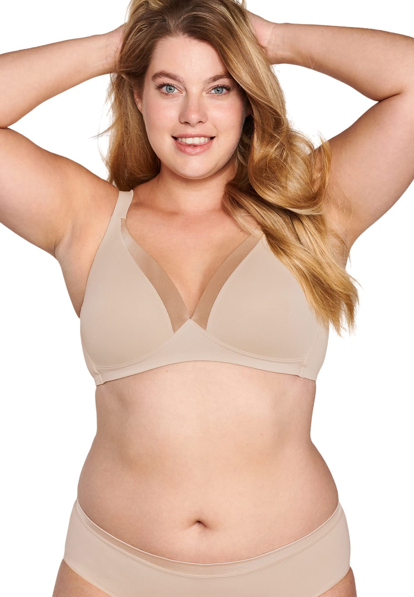 Naturana Women's Non-Wired Padded Bra Everyday 5119 Nude 34D