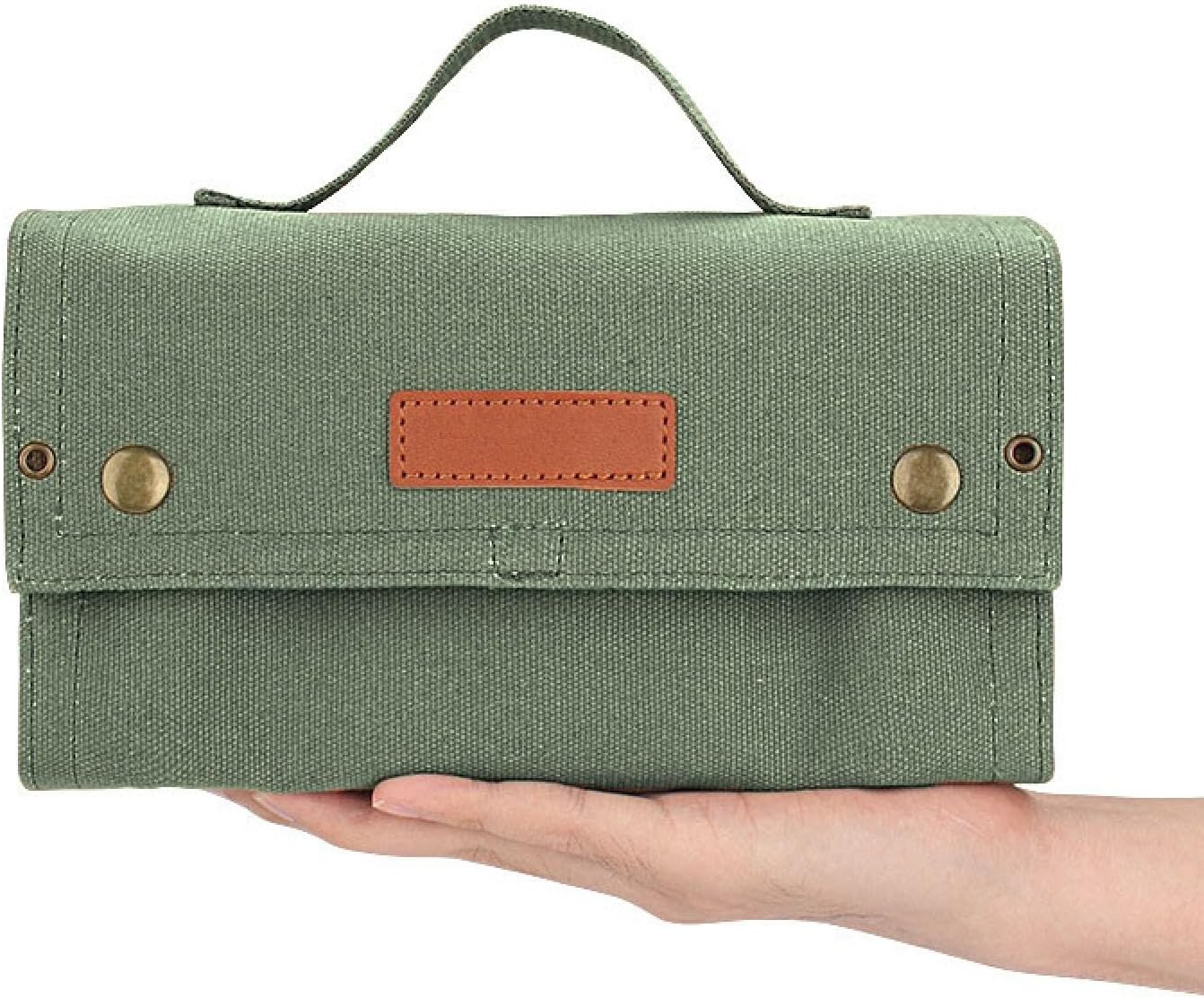 Travel Spice Kit, Portable Spice Bag with 10 Spice Jars