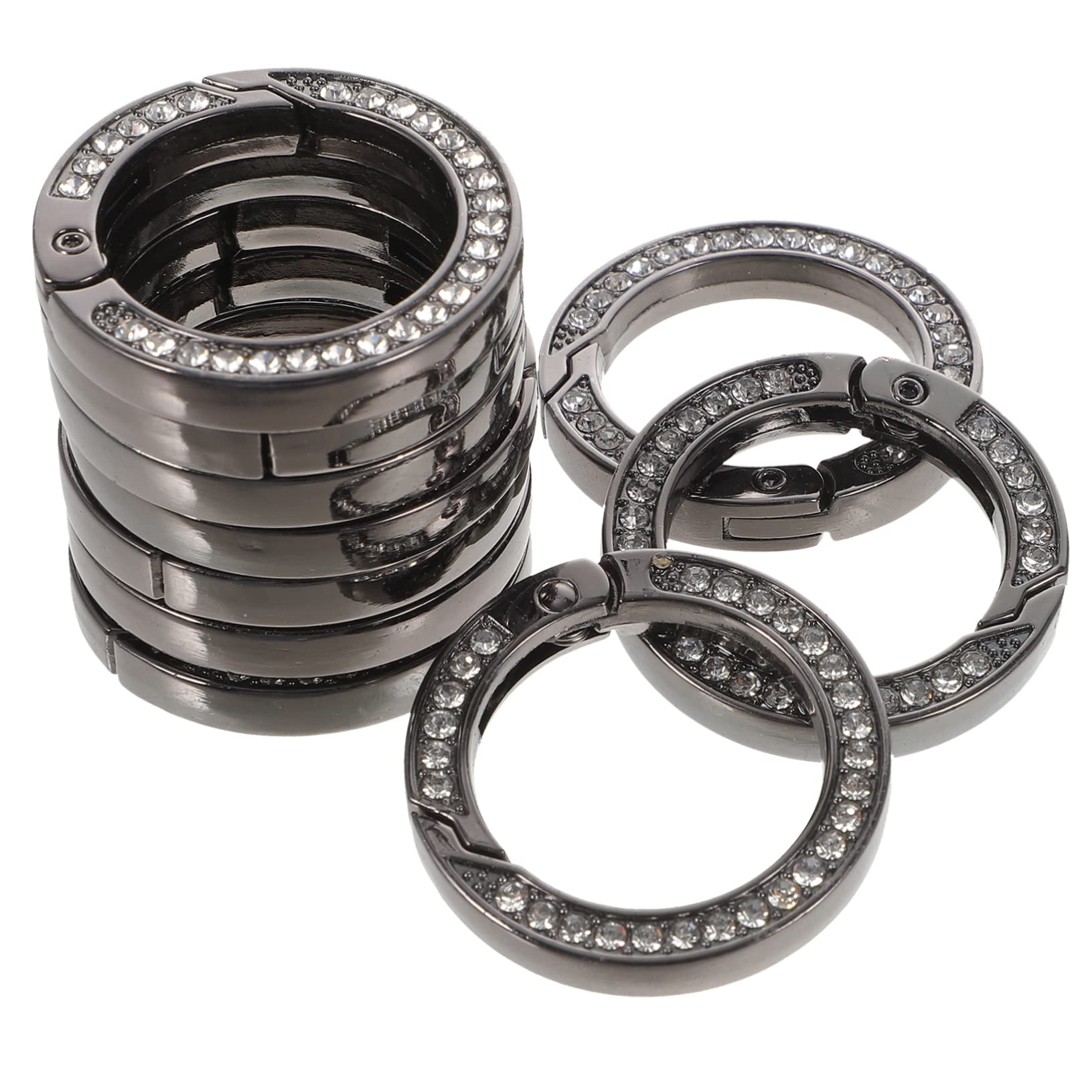 EXCEART 3 Set Di Fibbie in Metallo Per Borse Fibbie Per Chiavi Di Collegamento Per Borse Artigianali 10 Pezzi*3