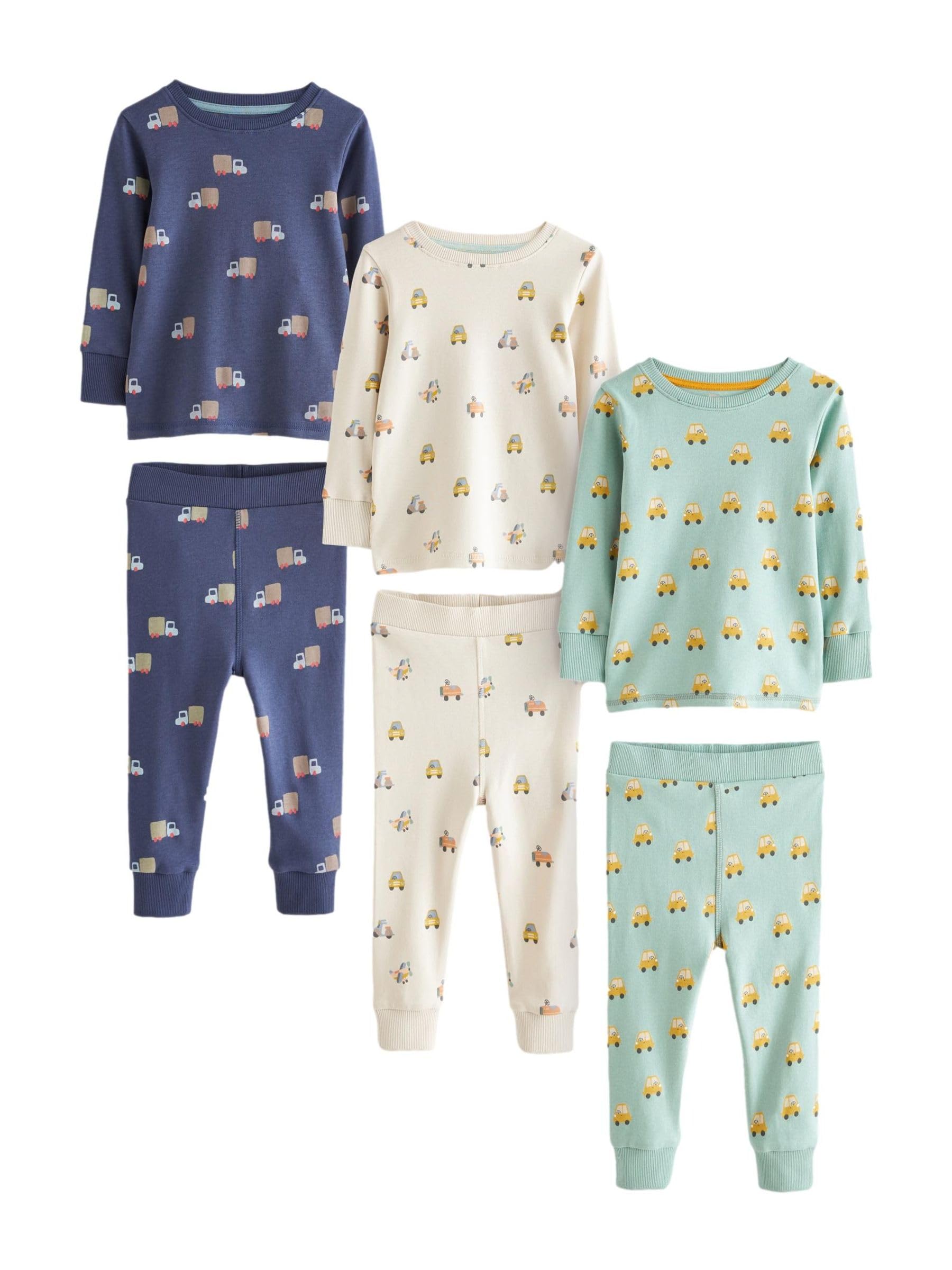 NEXT Garçon Pyjama Douillet, Lot de 3