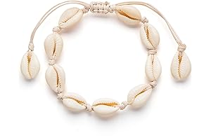 Puka Shell Anklet with Cowrie Shell: Embrace Boho Chic