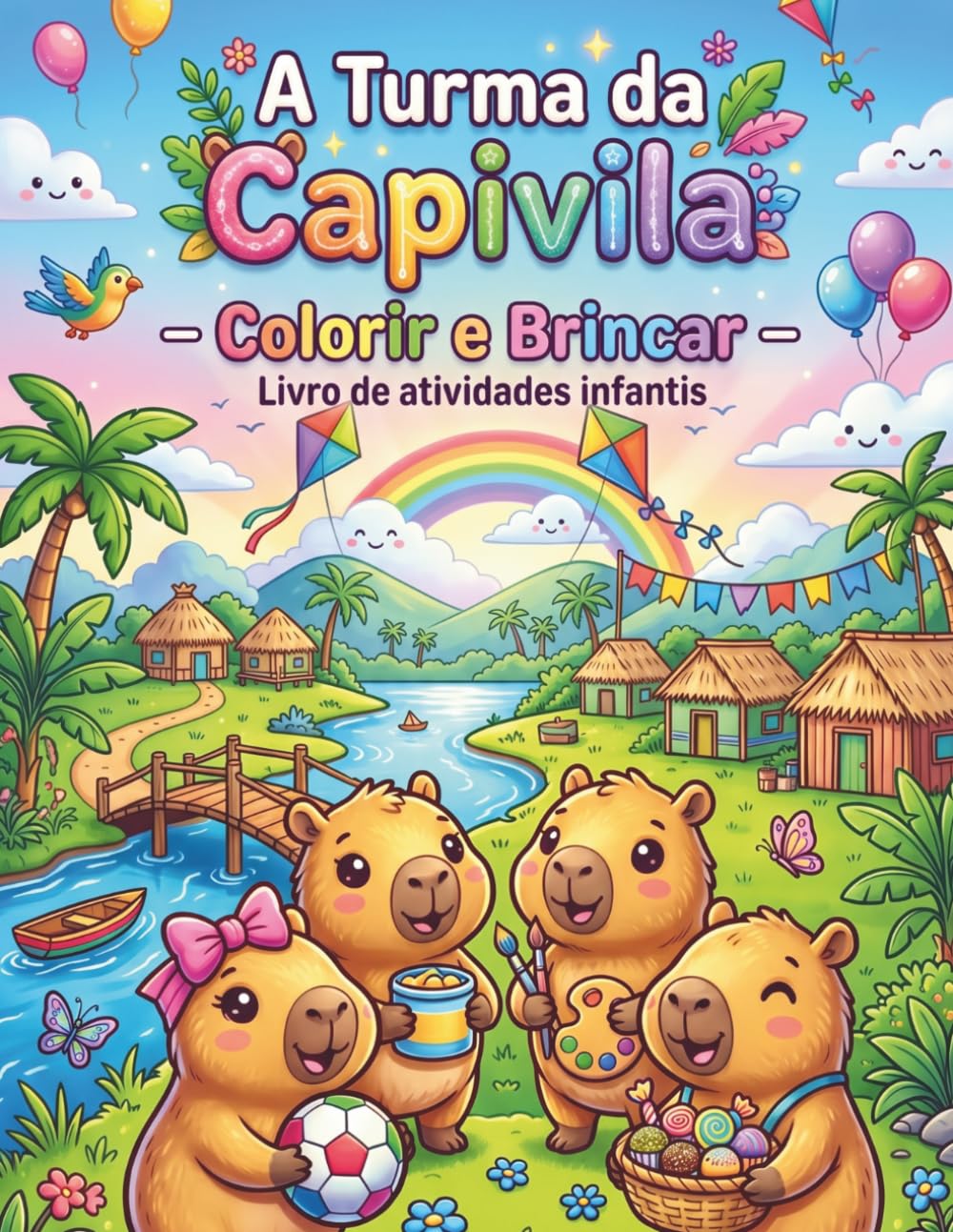 Colorir e Brincar a Turma da Capivila