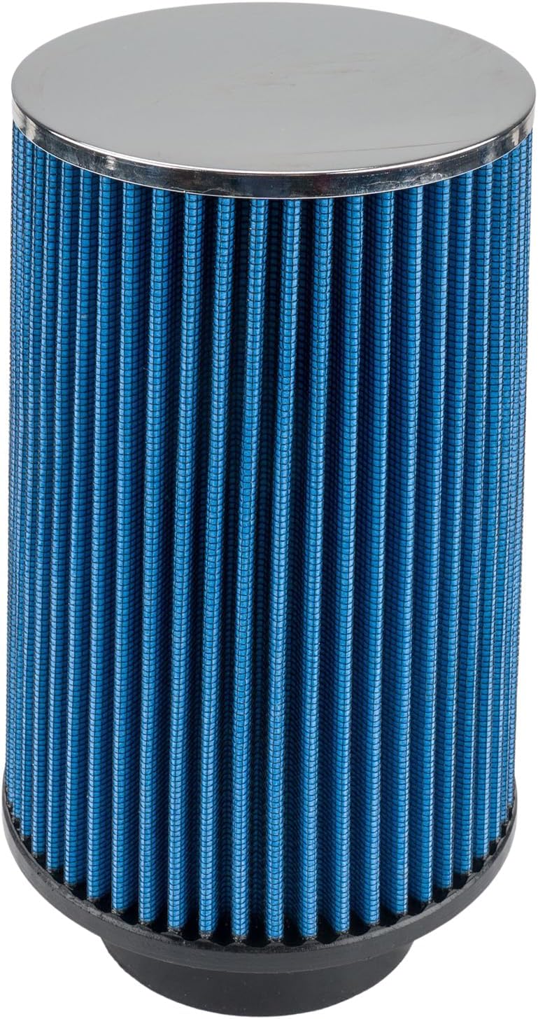 KAC Cold Air Intake Kit Fit for 2007-2008 Escalade 6.2L V8 Aluminum Tube w/Heat Shield Filter Auto Parts (Blue)