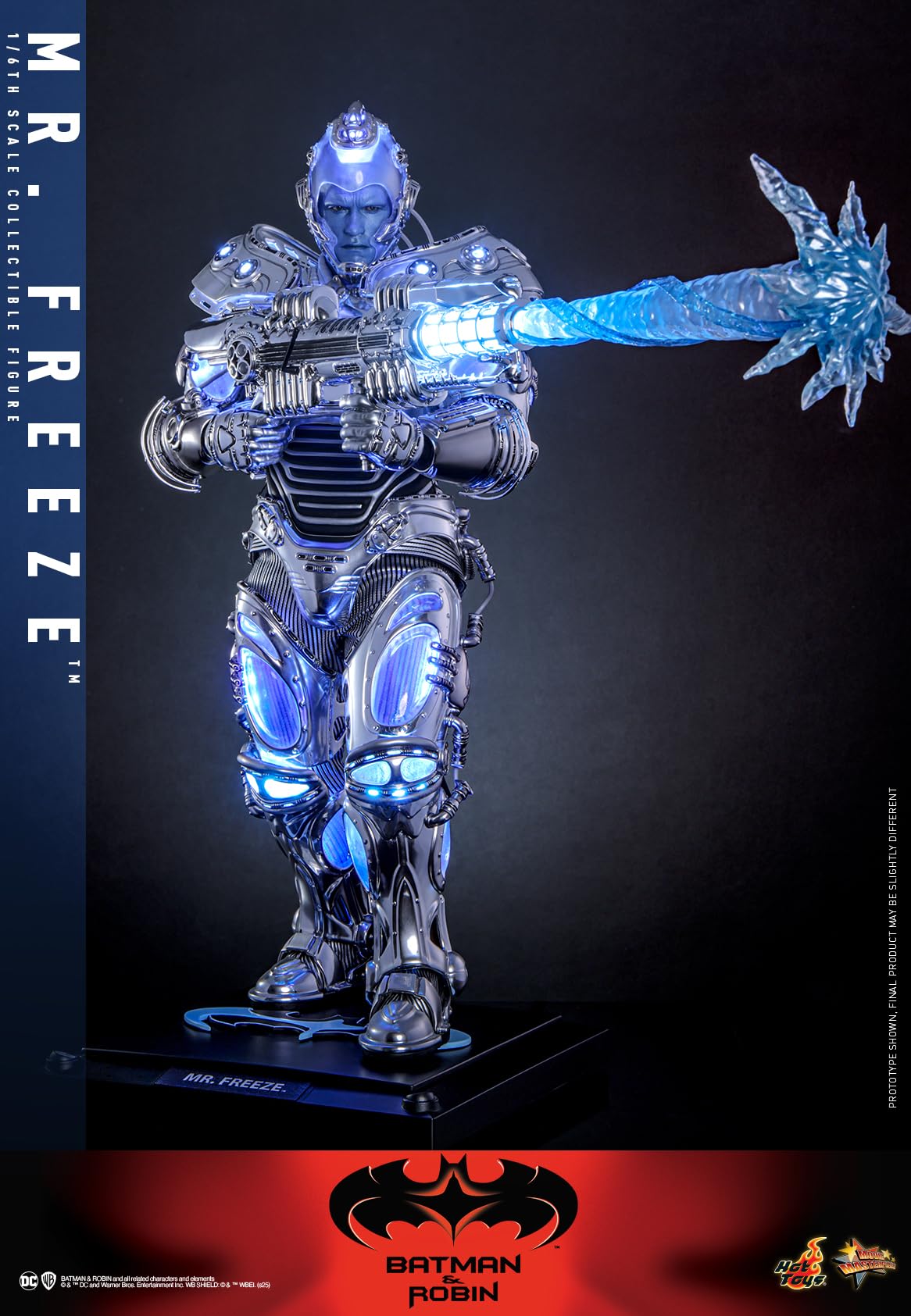 Leishouer __PLACEHOLDER_BRAND_10__ __PLACEHOLDER_BRAND_10__ __PLACEHOLDER_BRAND_10__ (gorące zabawki) film arcydzieło Batman i Robin Mr. Freeze Counterattack Mr. Freeze figurka w skali 1/6
