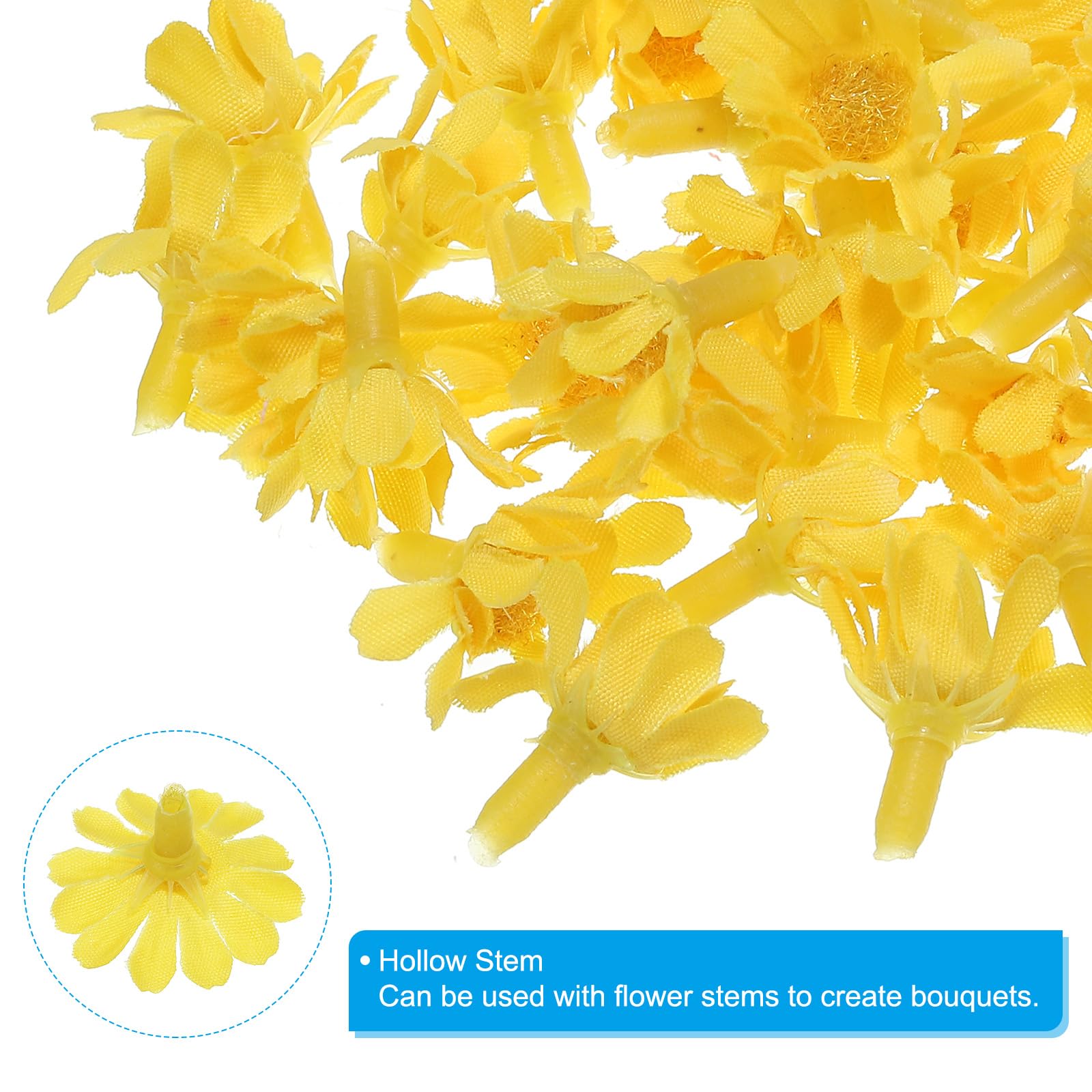 PATIKIL 0.98" Artificial Sunflower Flower Heads - Image 4