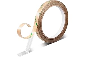 Double-Sided Adhesive Tape Rolls 0.4 inch x 36 Feet