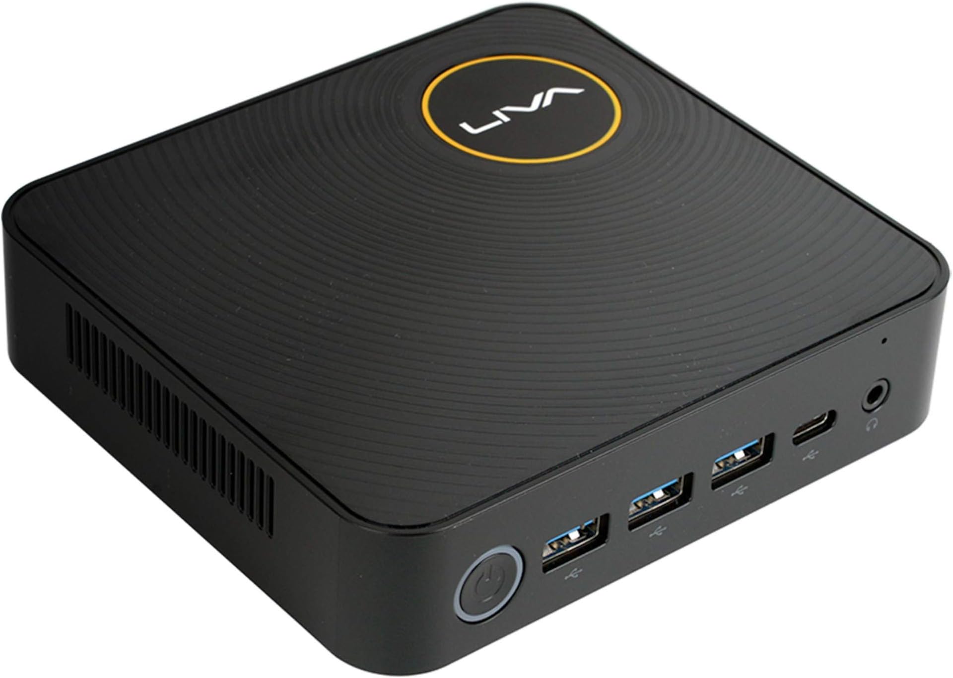 Liva Z Mini PC Computer Intel Celeron N3350 Dual-core, 4GB DDR3L/32GB eMMC, Type C Port, 4K@60Hz HDMI+mDP, WiFi, Ethernet, Dual Monitor Support (Liva Z N3350)