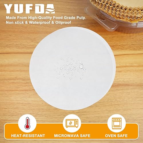 Miniatura 3 de 250 hojas de papel pergamino de 4 pulgadas, antiadherentes para hornear pergamino hoja de papel de hamburguesa de hamburguesa, papel pergamino