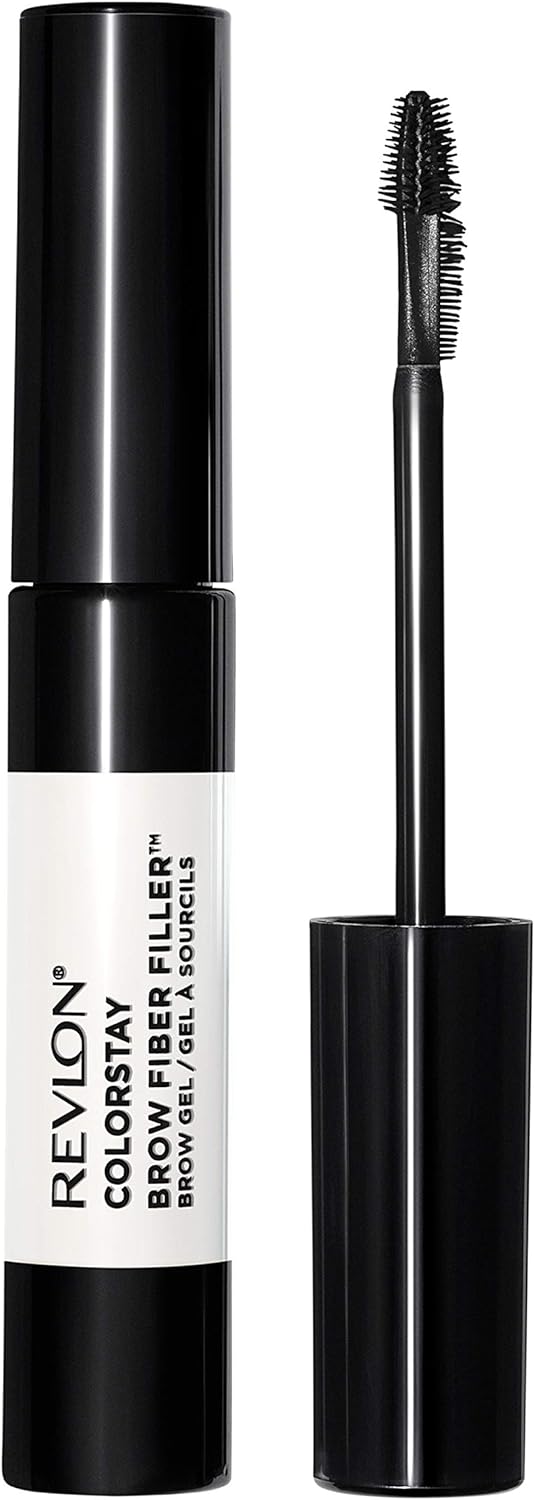 Revlon ColorStay Brow Fiber Filler, Longwearing & Volumising Waterproof Eyebrow Gel, 306 Clear, 6.8 ml (Pack of 1)