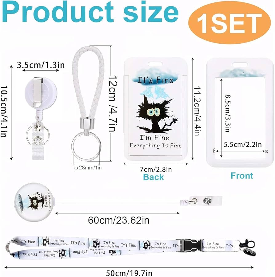 Ausweishülle Ausweishalter ZIP Kartenhalter komplett mit Lanyard Schlüsselband e
