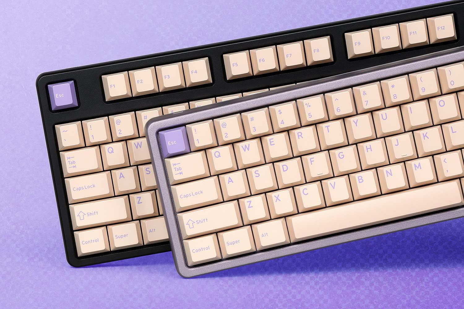 DROP DCX Magnolia Keycap Set, Doubleshot ABS, Cherry MX Style Keyboard Compatible with 60%, 65%, 75%, TKL, WKL, Full-Size, 1800 layouts and More, Beige image 4