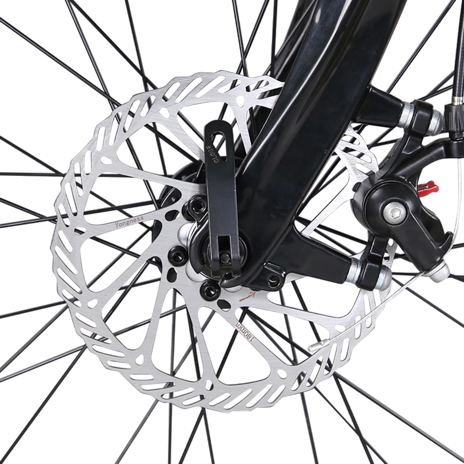 Rotore Disco Freno Bici 160mm/180mm/203mm Disco Freno Bici in Acciaio Inossidabile con 6 Viti per Bici da Strada BMX MTB (Argento, 160mm)