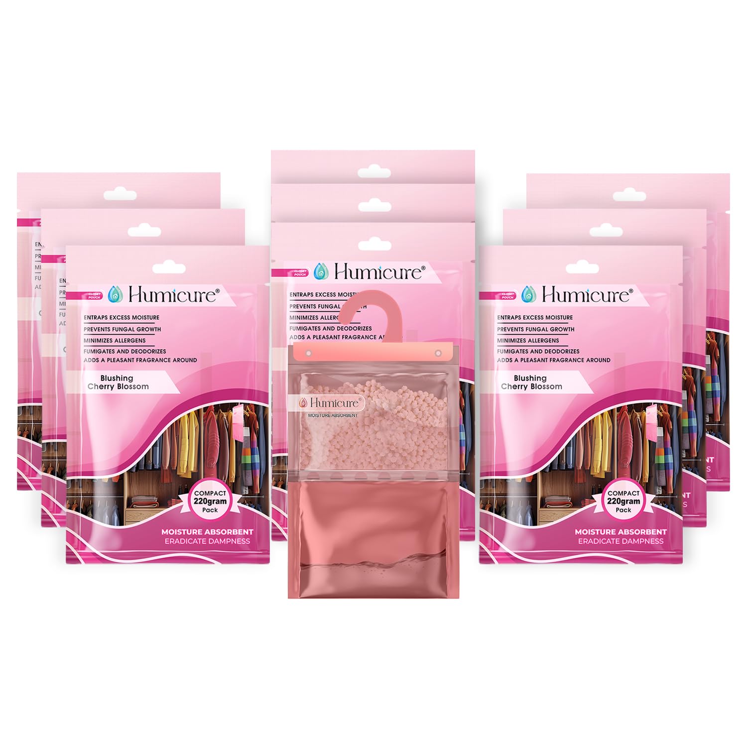 Moisture Absorber Dehumidifier - Fresh Fragrance Packs -6 Moisture Absorber Dehumidifier - Fresh Fragrance Packs -6