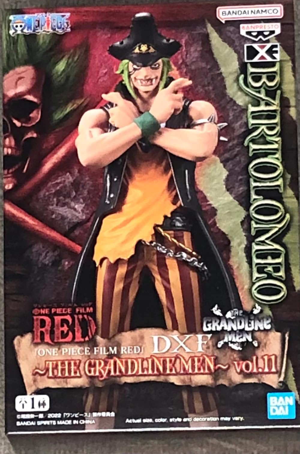 BANPRESTO - One Piece Film Red - DXF - The Grandline Men - Vol.11 Bart Statue