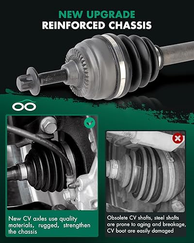 Miniatura 174 de SCITOO Eje CV Conjunto de eje delante izquierda derecha para Honda Odyssey 3.5L,para Honda Ridgeline 3.5L 2005-2014 60-1009