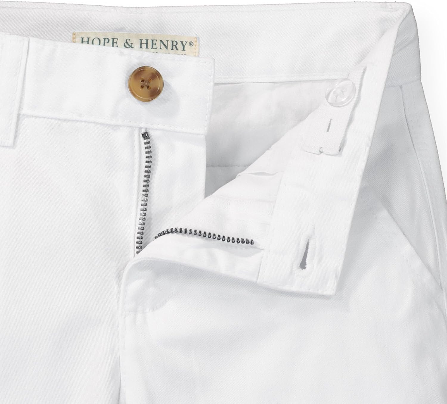 Chambray Shorts by Hope & Henry Boy - Image 6