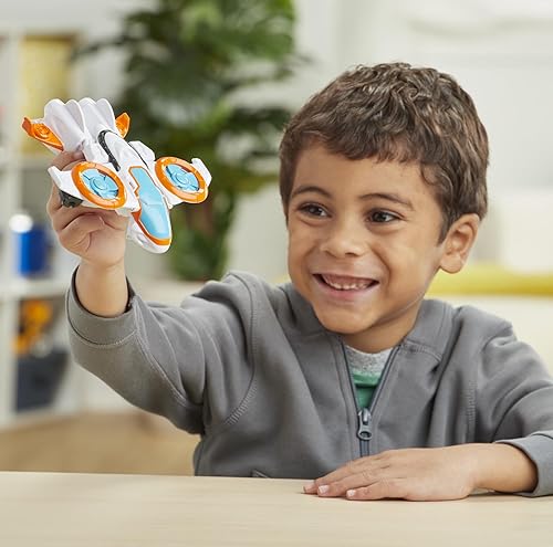 Miniatura 5 de Transformers Toys Space Blast - Juego de 2 figuras de acción de Bumblebee y Autobot Blades de 4.5 pulgadas, juguetes de robot preescolar para niños