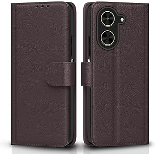 Pikkme Flip Cover - Leather Finish & Card Pockets