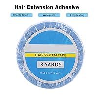 Vista 4 de Cinta adhesiva para extensiones de cabello, cinta adhesiva de doble cara, herramienta de belleza para extensiones, tupés, barbas y pelucas