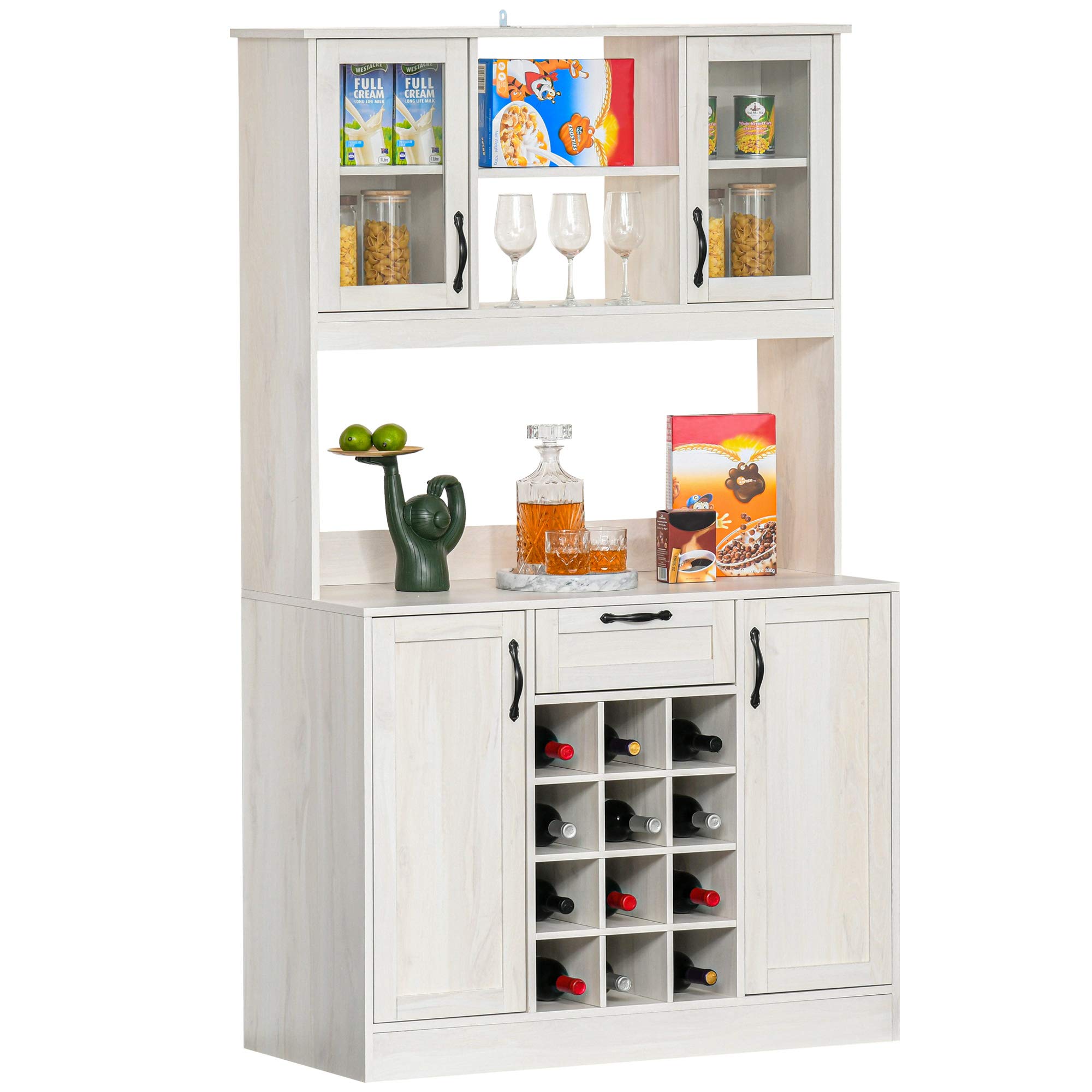 Buy Kitchen Buffet with Hutch, Cupboard, Pantry with Utility