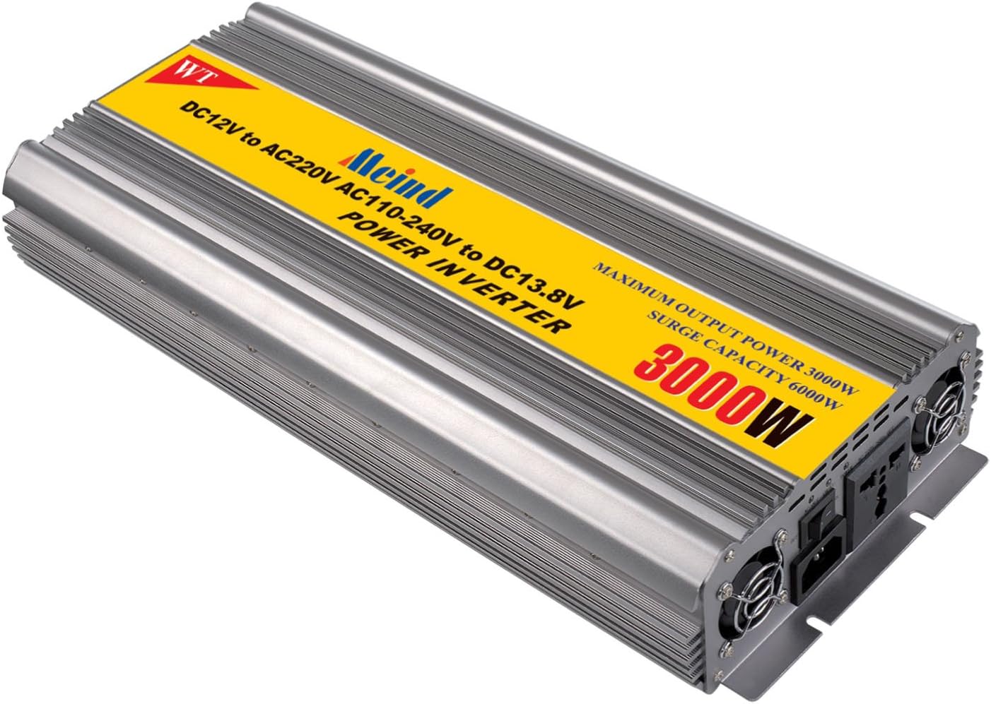 Meind Modified sine wave power inverter 3000W DC 24V to AC 220V converter with battery charge function