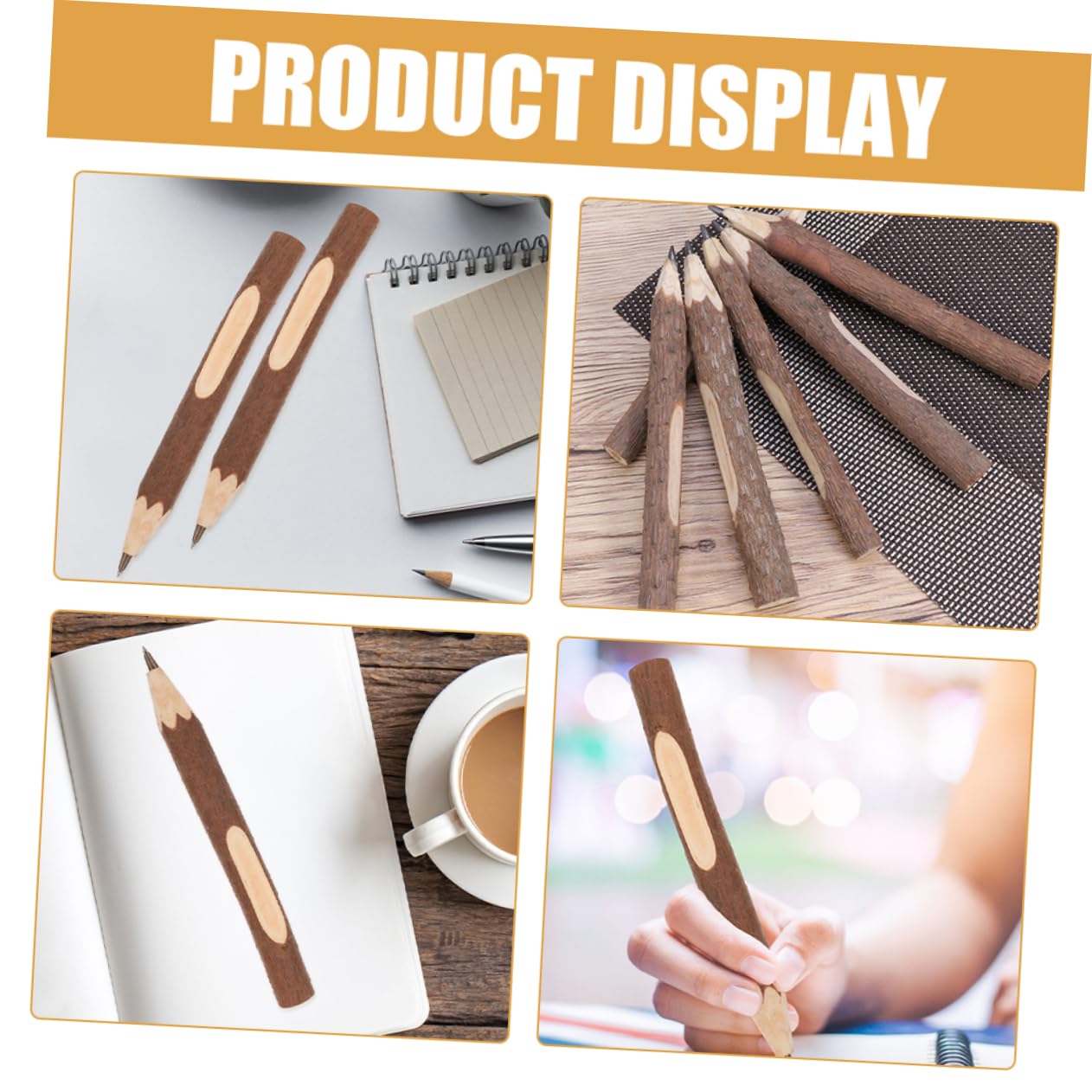 SHINEOFI 50piezas Lápices De Madera Naturales De Ecológicos y Multifuncionales Para Escritura y Dibujo Para Artistas