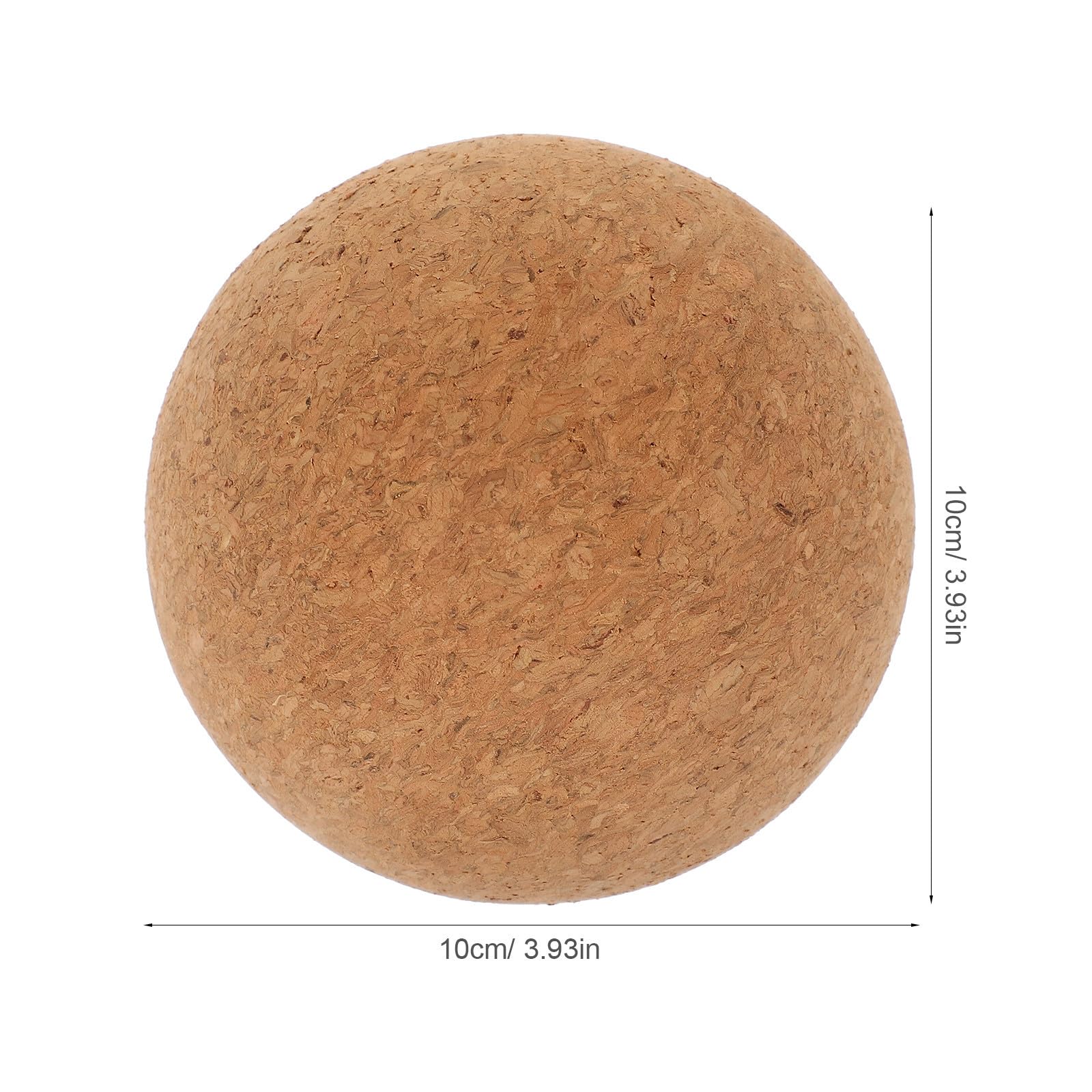 Accesorio para Yoga 2 Balones de Corcho y Fitness de Masaje para Liberar Músculos y Compresión Profunda, Ideales para Pies y Dedos Después del Entrenamiento