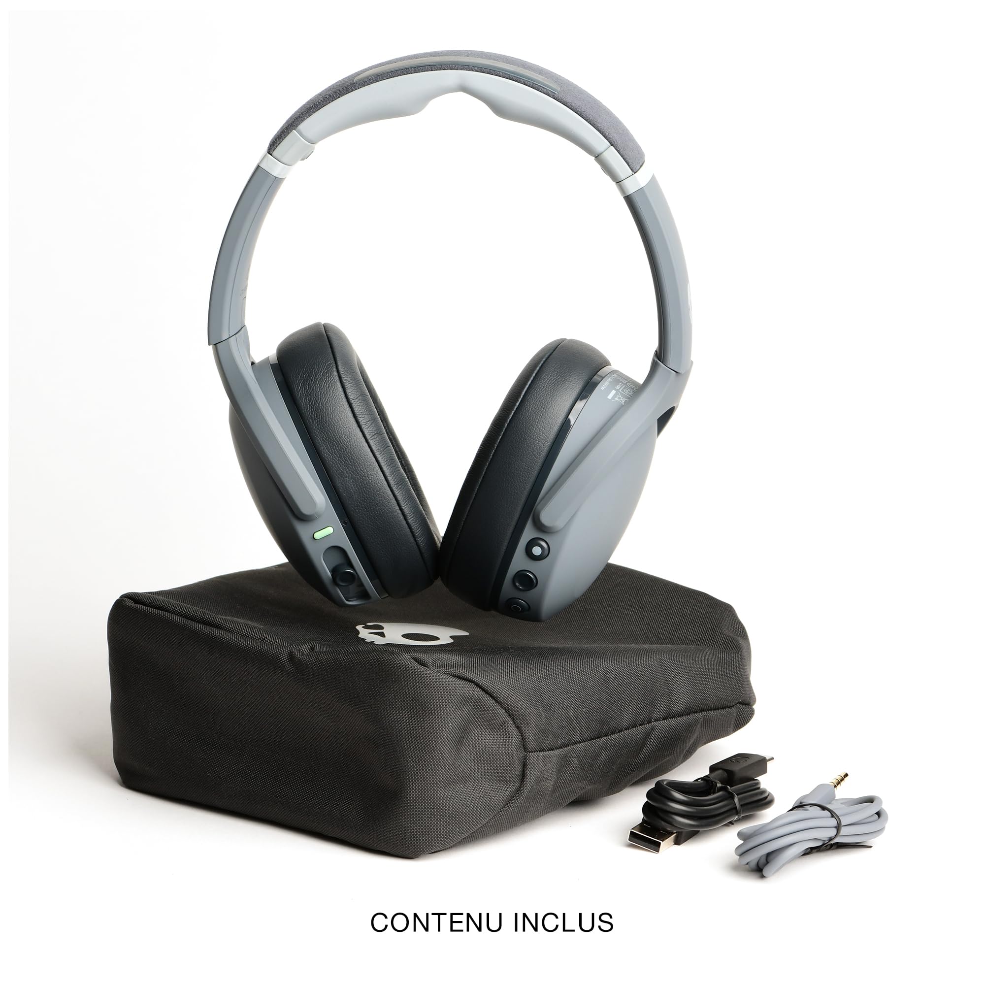 ヘッドホン Skullcandy Crusher Evo CHILL GREY Amazon.com: Skullcandy Crusher Evo Wireless Bluetooth Headphones