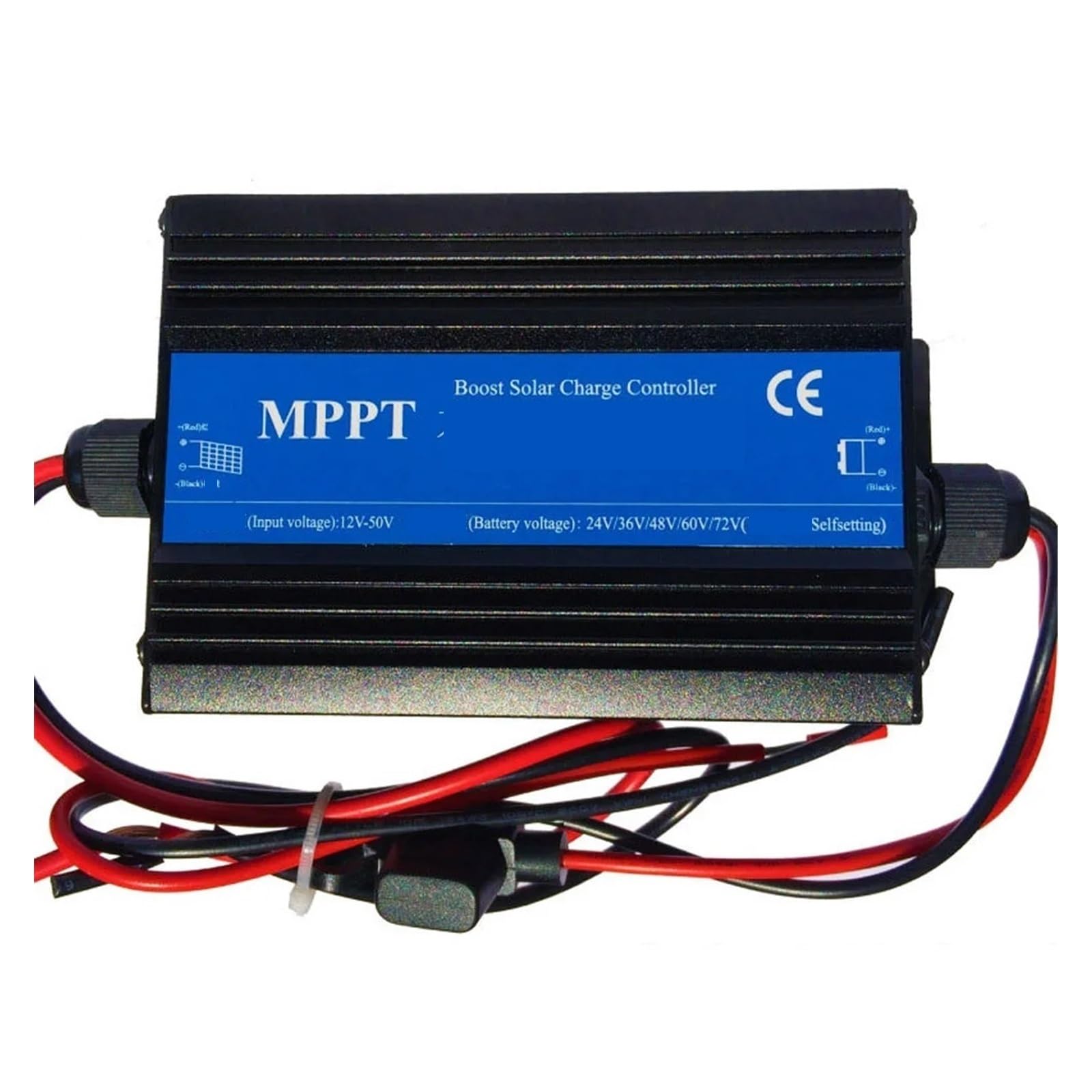 Kontroler ładowania słonecznego, 300W MPPT 24V/36V/48V/60V/72V Regulator Ładowania Słonecznego Samochód Elektryczny Napięcia Pojazdu 97% Wydajności