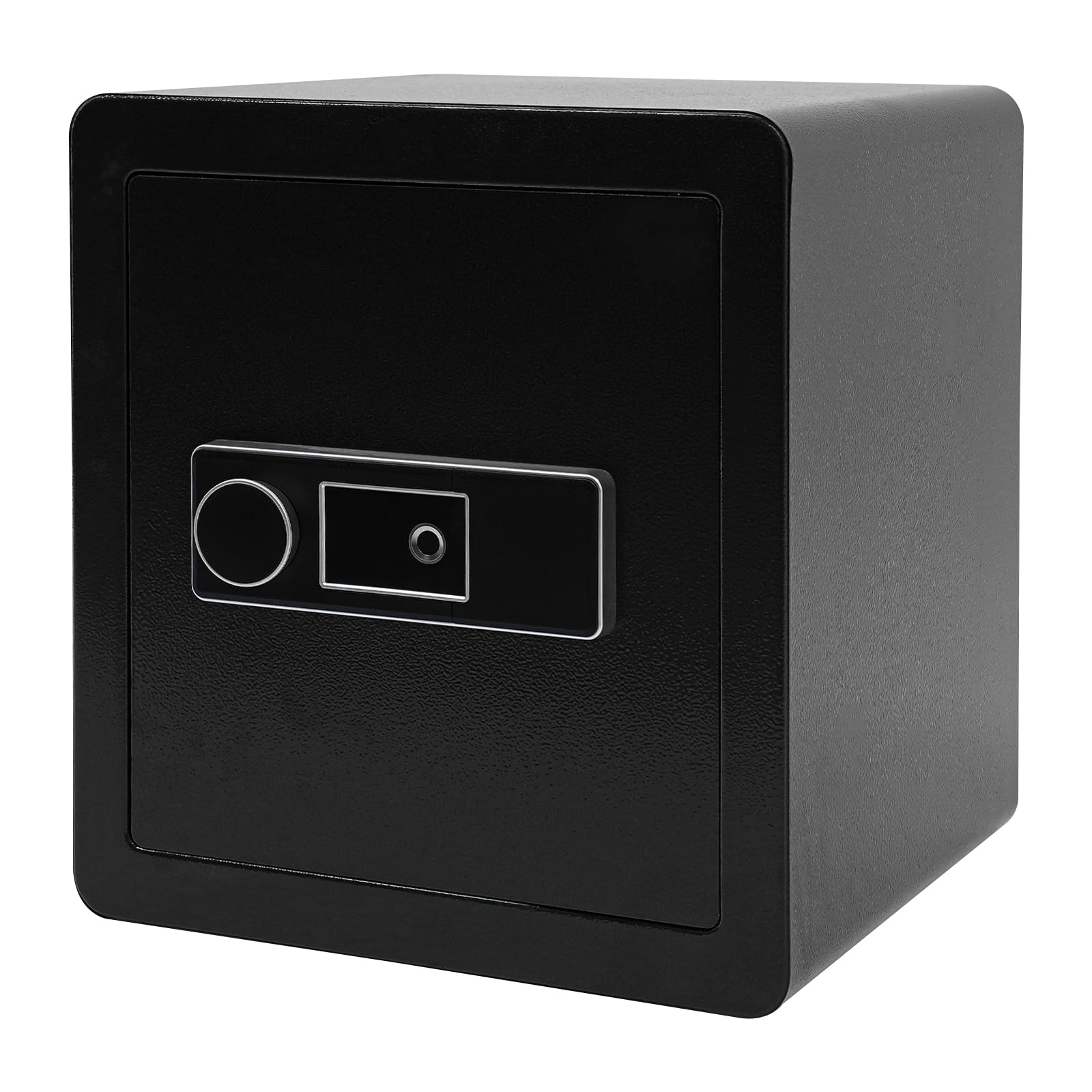 45L Fingerabdruck Tresor Safe Sicherheitsbox, Möbeltresore mit 2 Schlüssel Biometrischer Safe Inkl. Notfallakku, Tresor für Zuhause Büro Hotel Geld Dokument Schmuck (Schwarz)