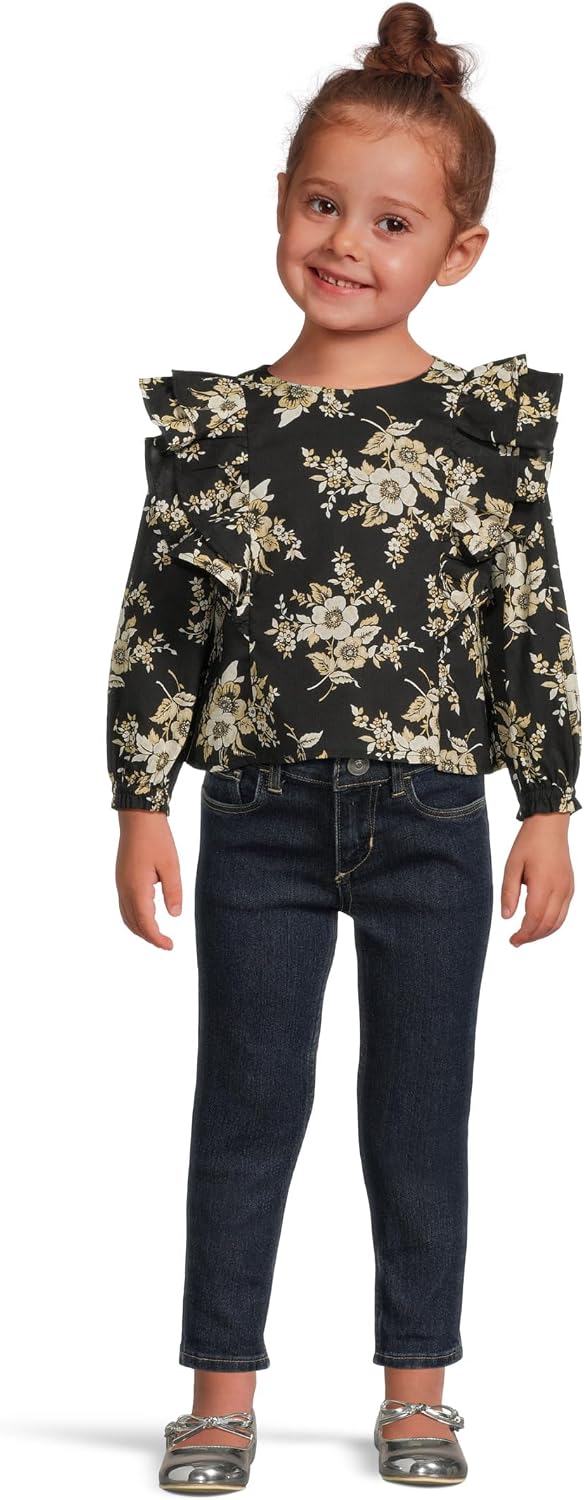 Janie and Jack Floral Woven Blouse (Infant)