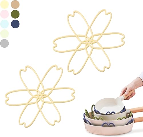 Miniatura 18 de iPROTECT - Experto en Apilar | Protector Multiusos de BPA Libre de Silicona para Ollas y Sartenes. Juego de 3. Salvamanteles para Todos los Tamaños