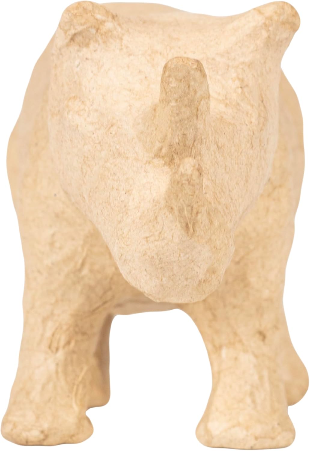 Décopatch AP205C - Set of 5 Brown Papier-mâché Holders 13x5x7cm, Rhinoceros - DIY - Customisable Décor - Completely Personalise - Creative + Leisure Activity