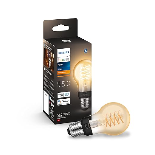 Philips Hue White E27 Filament A60 – 550 lm