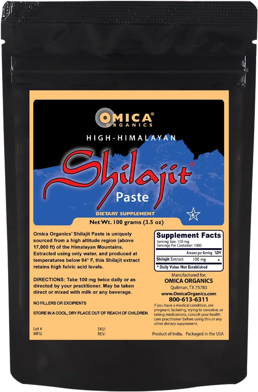High Himalayan Black Shilajit Paste (3.5 oz / 100 g)