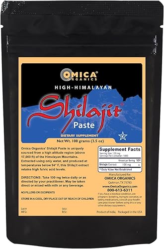 Pasta Shilajit negra del Himalaya (3.5 oz  100 g)