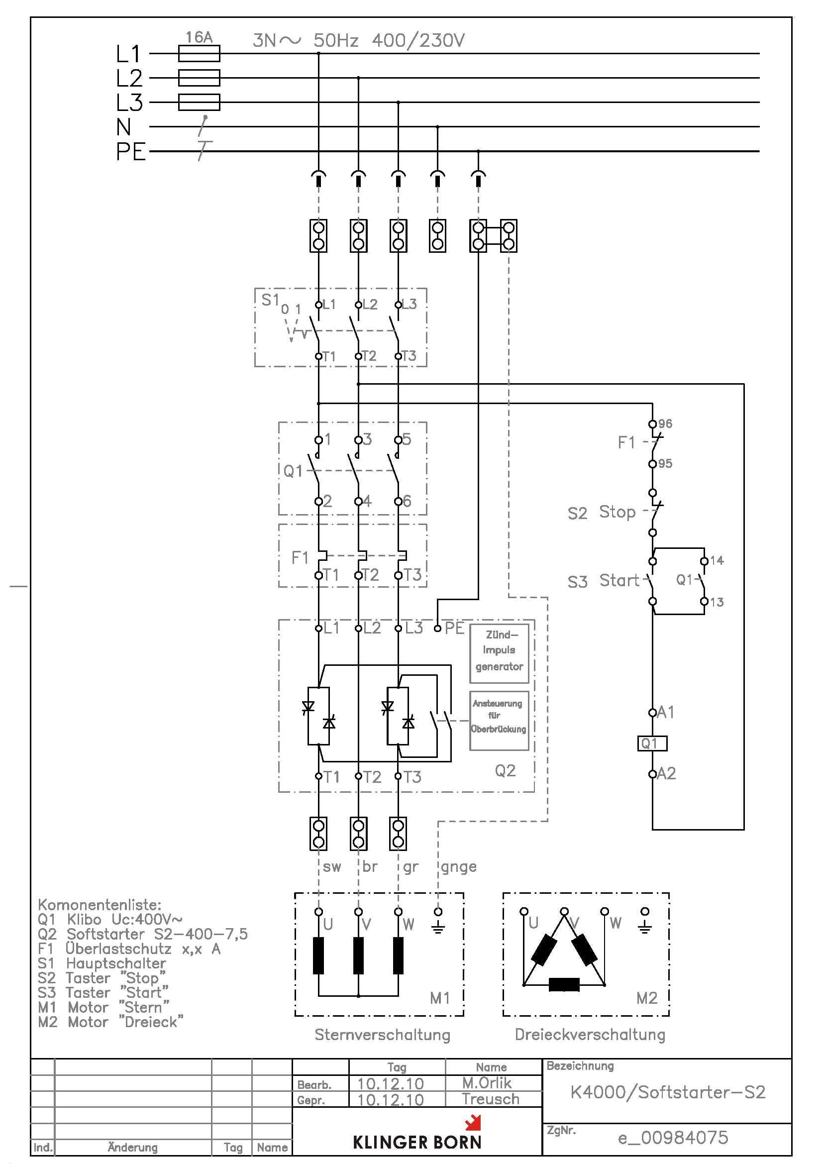 MSW Softstarter 400V 5,5kW - Sanftanlauf Für Motoren Mit Bypass