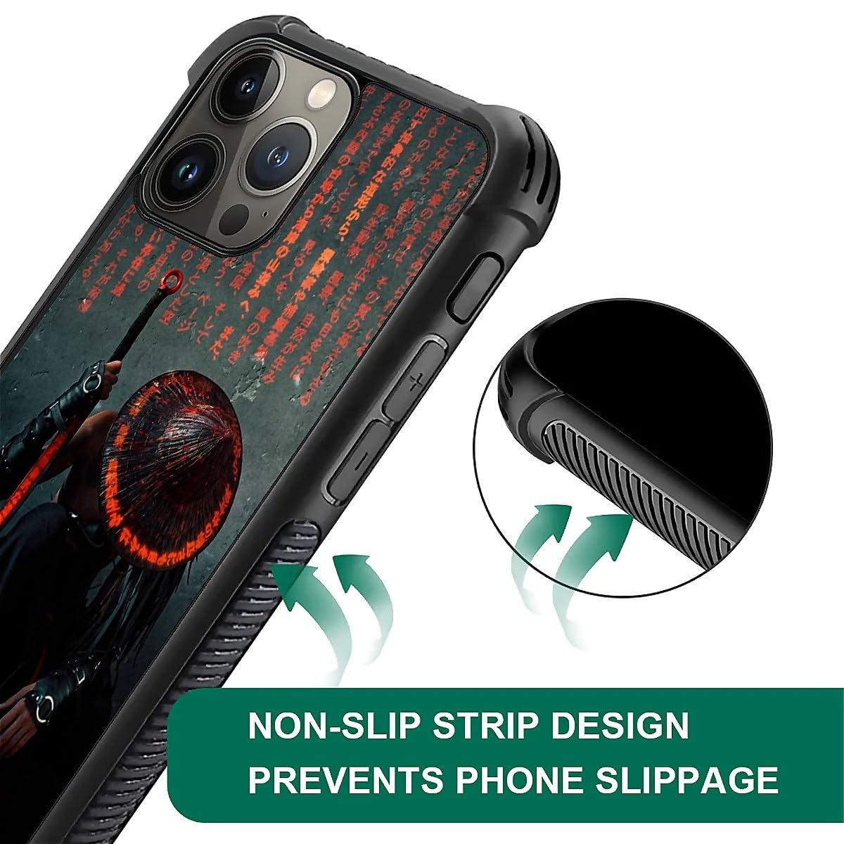 Amazon.com: Compatible with iPhone 16 Pro Max Case,Samurai Pattern