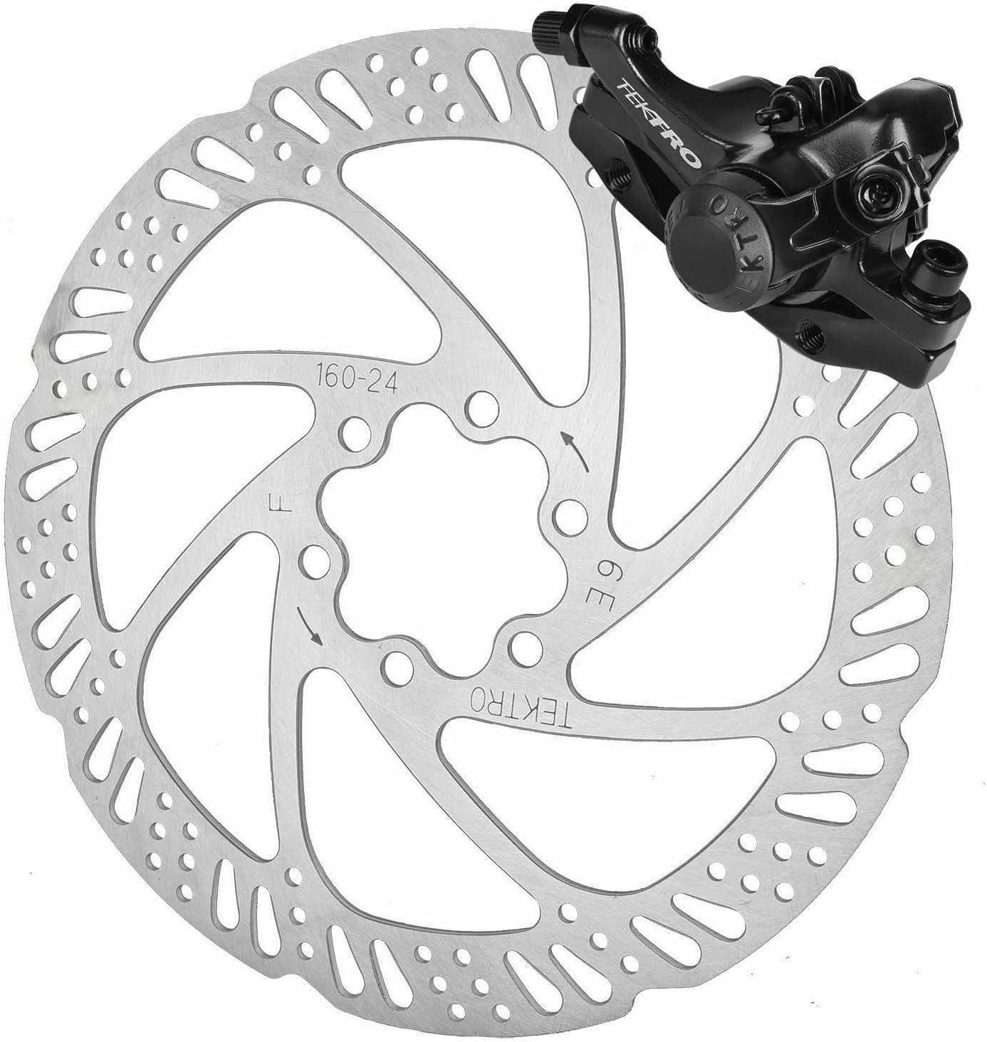 Tektro Mountain Bike MD-M280 Front Disc Brake Caliper with 160mm Rotor