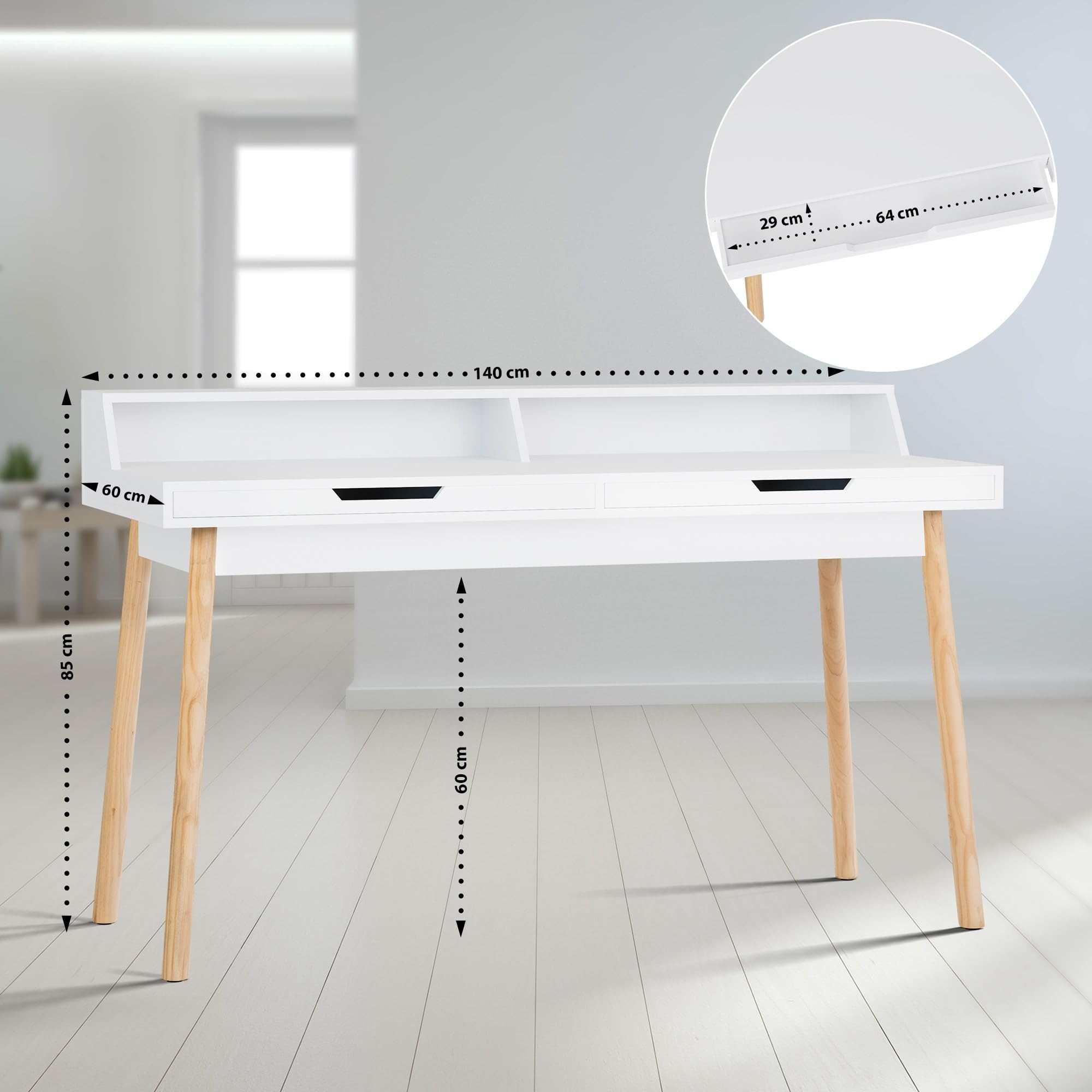 Schreibtisch Eaton 140 cm