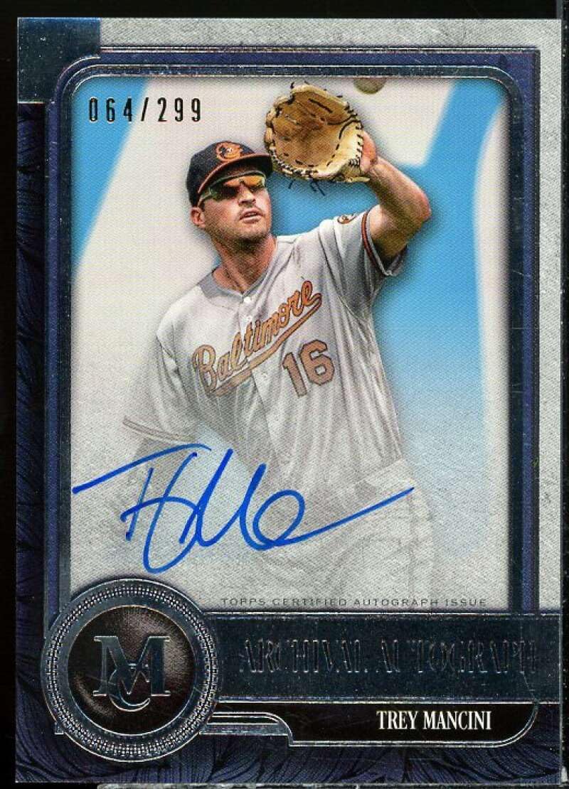 Trey Mancini Card 2019 Topps Museum Collection Archival Autographs #AATMA